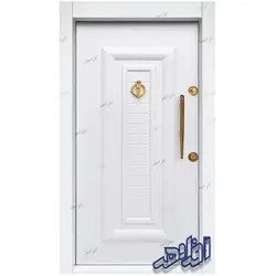 درب ضد سرقت ونوس سفید PVC