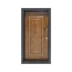 درب ضد سرقت تک قاب بلوط