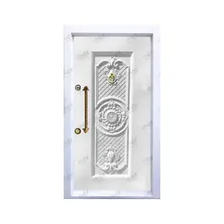 درب ضد سرقت رویه فلز الماس سفید