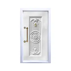 درب ضد سرقت رویه فلز الماس سفید