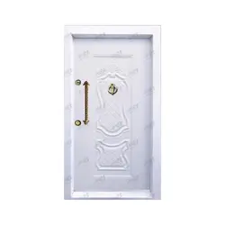 درب ضد سرقت رویه فلز دیپلمات سفید