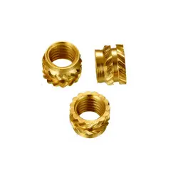 خرید و قیمت مهره برنجی آجدار خمیده M2X4X3.6 - کافه الکترونیک