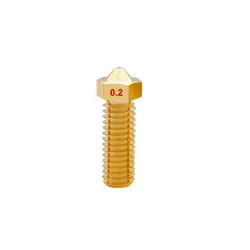 خرید و قیمت نازل ولکانو 0.2mm برنجی 1.75 Brass Volcano Nozzle - کافه الکترونیک