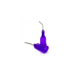 خرید و قیمت نازل (سوزن) 21G بنفش سرکج سرنگ های قلع و خمیر فلاکس - کافه الکترونیک