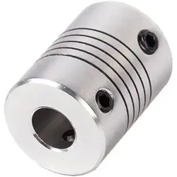 خرید و قیمت کوپلینگ آلومینیومی منعطف 5mm*8mm - کافه الکترونیک