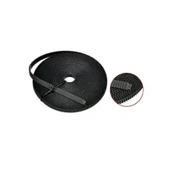 خرید و قیمت تسمه GT2-6 عرض 6 میلیمتر مغزی نخ استیل مشکی