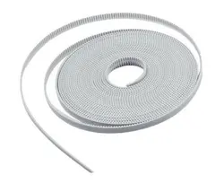 خرید و قیمت تسمه GT2-6 عرض 6 میلیمتر مغزی نخ استیل سفید