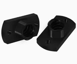 خرید و قیمت مهره لید اسکرو T8 گام 8 میلیمتر دو پیچ - جنس POM