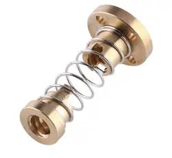 خرید و قیمت مهره لید اسکرو فنردار 8 میلیمتری گام 2 - 4 پیچ