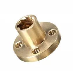 خرید و قیمت مهره لید اسکرو T8 گام 2 میلیمتری – 4 پیچ برنجی