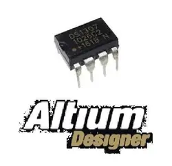 کتابخانه DS1307  ایسی ساعت پکیج DIP-8 برای ALTIUM DXP - مدارچیپ