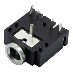 جک هدفون 3.5mm استریو کوتاه -مشکی 3F07 - مدارچیپ