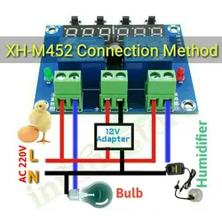 ماژول کنترلر دما و رطوبت XH-M452 - مدارچیپ