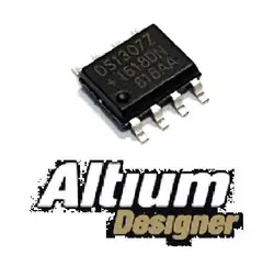 کتابخانه DS1307  ایسی ساعت پکیج SOIC-8 برای ALTIUM DXP - مدارچیپ