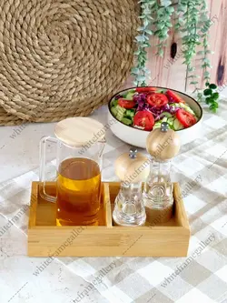 روغن ریز پیرکس با درب چوبی