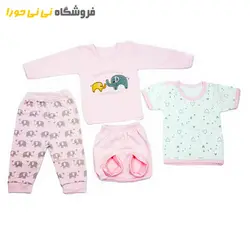 مشاهده و خرید ۱۹تیکه جعبه ای بیمارستانی طرح فیل | سیسمونی نی نی حورا