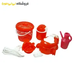مشاهده و خرید سرویس وان ۹ تیکه حمام کودک | سیسمونی نی نی حورا