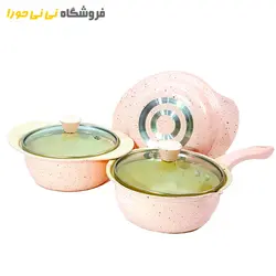 مشاهده و خرید ظروف ۳تیکه جنس چدن | سیسمونی نی نی حورا