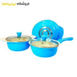 مشاهده و خرید ظروف ۳تیکه جنس چدن | سیسمونی نی نی حورا