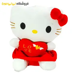 مشاهده و خرید عروسک کیتی قلب به دست | سیسمونی نی نی حورا