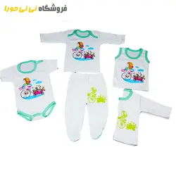 مشاهده و خرید نوزده تیکه بیمارستانی کاپیتان | سیسمونی نی نی حورا