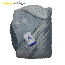 پتو دورپیچ کلاهدار حبابی خرگوش - فروشگاه نی نی حورا