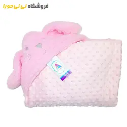 پتو دورپیچ کلاهدار حبابی خرگوش - فروشگاه نی نی حورا