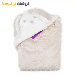 پتو دورپیچ کلاهدار حبابی خرگوش - فروشگاه نی نی حورا