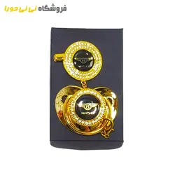 پستانک لاکچری نگین کاری شده ارتودنسی - فروشگاه نی نی حورا