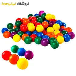 توپ اینتکس رنگی ۵۰ عددی - فروشگاه نی نی حورا