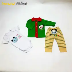 سه تیکه پنبه طرح پسرانه - فروشگاه نی نی حورا
