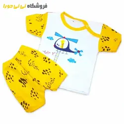 شورت پادار نخی طرح هلی کوپتر - فروشگاه نی نی حورا