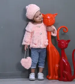 خرید شنل ۳ تیکه مخمل مرواریدی | کیفیت عالی | نی نی حورا