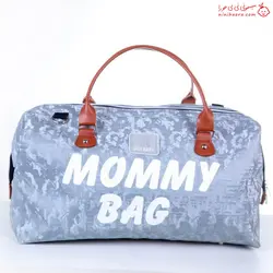 ساک چرم لوازم نوزاد با (طرح مامی بگ) - فروشگاه نی نی حورا