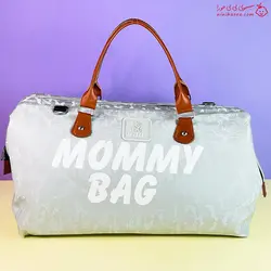 ساک چرم لوازم نوزاد با (طرح مامی بگ) - فروشگاه نی نی حورا