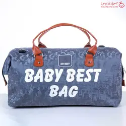 ساک چرم لوازم نوزاد با (طرح مامی بگ) - فروشگاه نی نی حورا