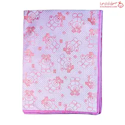 زیرانداز تعویض پشت نایلونی مخمل طرح دار - فروشگاه نی نی حورا