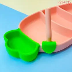 ظروف پنج تیکه سیلیکونی با طرح هویچ - فروشگاه نی نی حورا