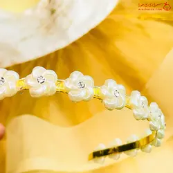 لباس عروس بچگانه طرح شکوفه همراه با تل - فروشگاه نی نی حورا