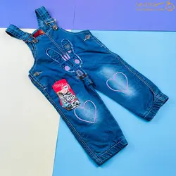 شلوار پیشبندی لی دخترانه طرح خرگوش - فروشگاه نی نی حورا