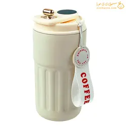 تراول ماگ دماسنج دار طرح کافی - فروشگاه نی نی حورا