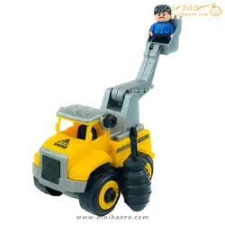 بیل مکانیکی اسباب‌بازی (بازی فکری) - فروشگاه نی نی حورا