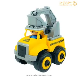 بیل مکانیکی اسباب‌بازی (بازی فکری) - فروشگاه نی نی حورا