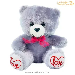 عروسک خرس پلیشی براق - فروشگاه نی نی حورا