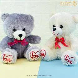 عروسک خرس پلیشی براق - فروشگاه نی نی حورا