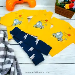 رکابی پنبه طرح ماشین تاکسی - فروشگاه نی نی حورا