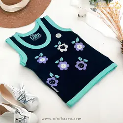 رکابی پنبه طرح گل  - فروشگاه نی نی حورا
