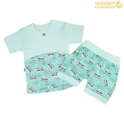 بلوزو شورت نوزادی پنبه طرح پری و راکن - فروشگاه نی نی حورا