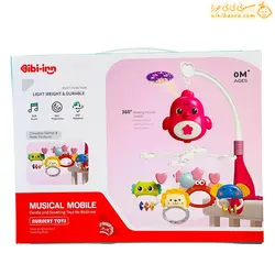 خرید آویز تخت موزیکال خارجی طرح جوجه | رنگ بندی | نی نی حورا