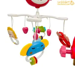 خرید آویز تخت موزیکال خارجی طرح جوجه | رنگ بندی | نی نی حورا